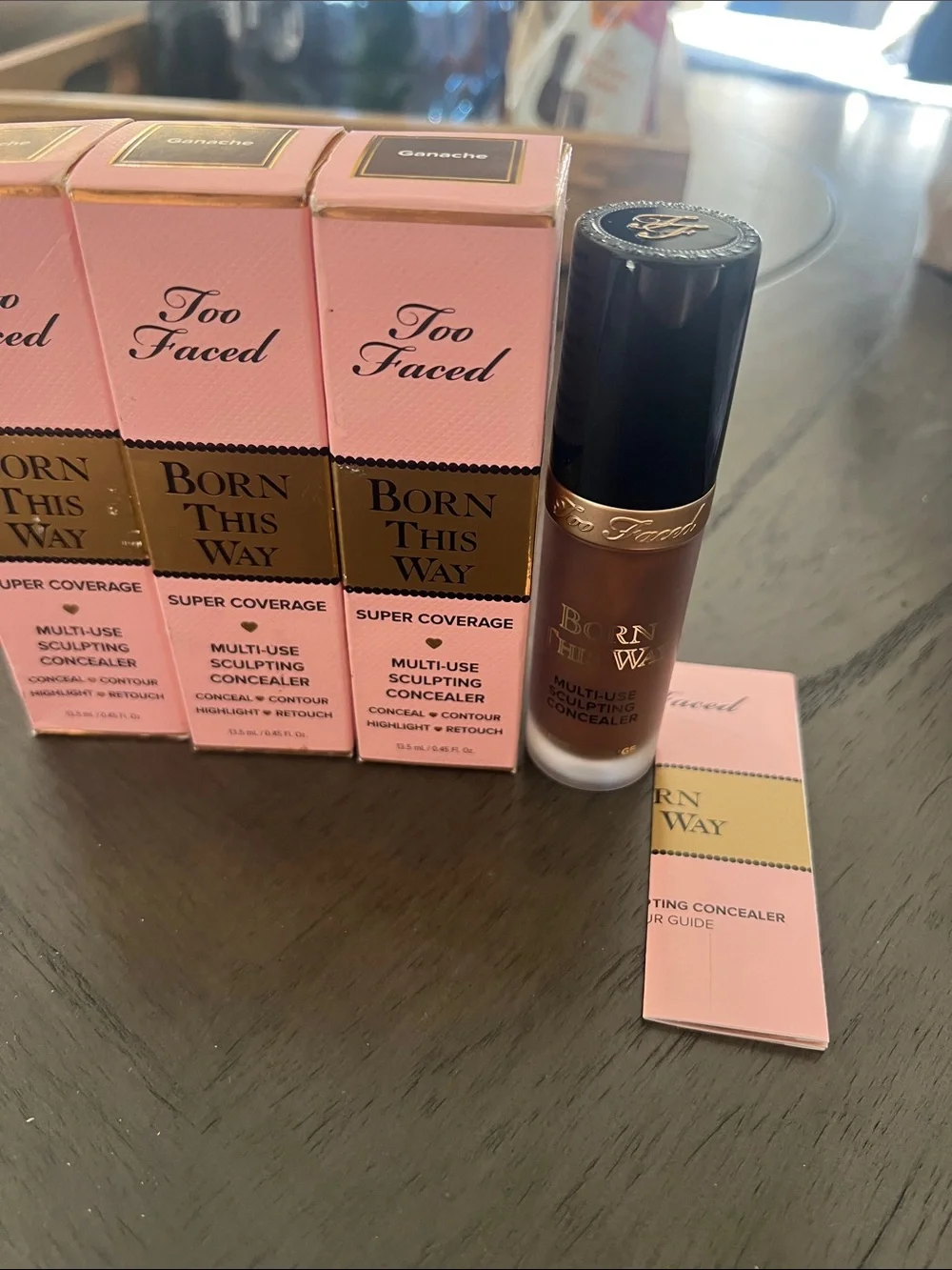 Too Faced Born This Way Sculpting Concealer lot of 3 shade- Ganache